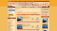 Desktop Screenshot of profiapro.hu